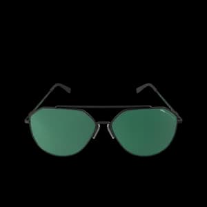 Green and Black Glasses